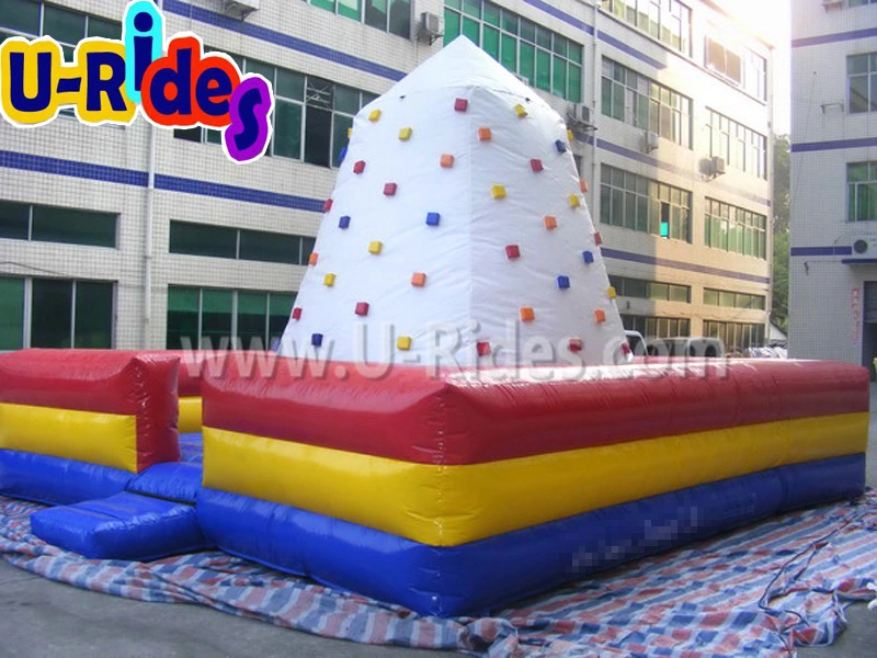 Square Mat Inflatable Climbing wall air rock mountain inflatable climbing for Carnival