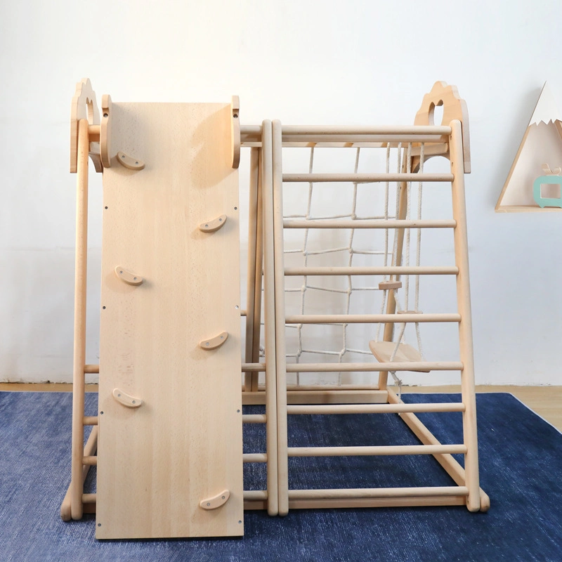 Climbing Frame Home Kids Zone Educational Playground Plywood Kids Wooden Climbing