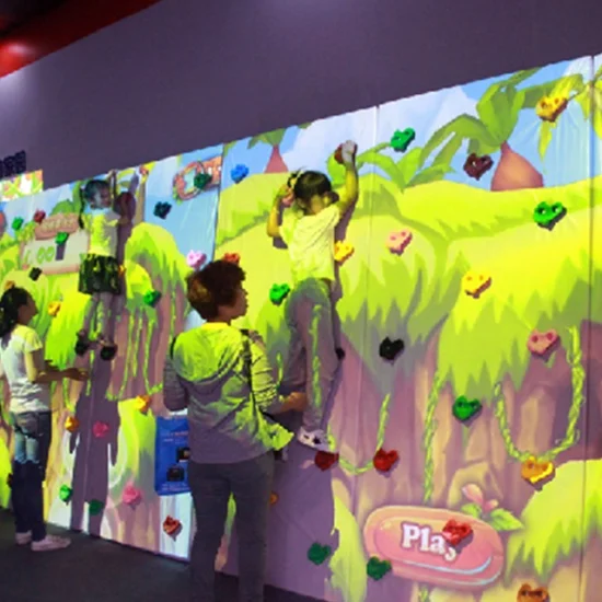 Fun Ar Wall Climbing Interactive Projection for Kids Amusement Park